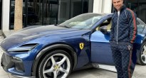 Cristiano Ronaldo chính thức rước siêu SUV Ferrari Purosangue về dinh